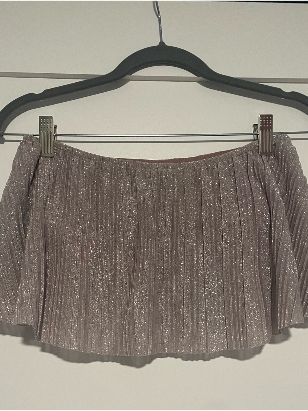 Urban Outfitters Shimmery Pleated Mauve Bandeau